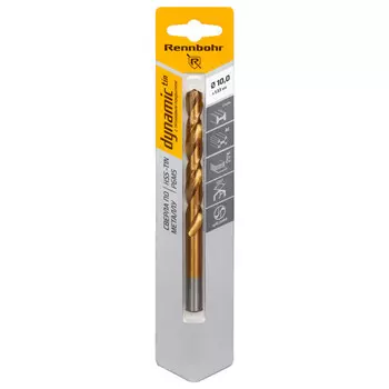 сверло по металлу RENNBOHR TIN 10,0х133мм