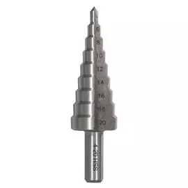 сверло по металлу VIRA ступенчатое 4-20мм шаг 2мм 9 ступеней