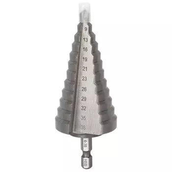 сверло по металлу RAGE by VIRA ступенчатое с шестигранным хвостовиком 6-38мм