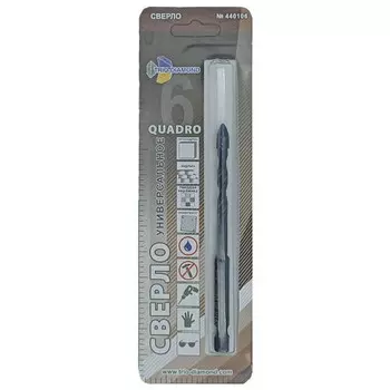 сверло универсальное TRIO-DIAMOND 6мм квадро