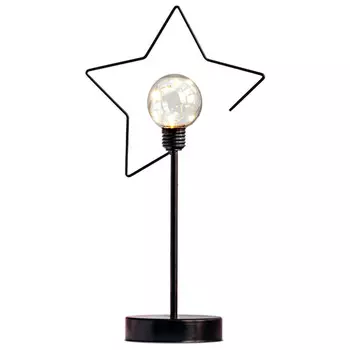 светильник декоративный Фотон Звезда лофт LED черный