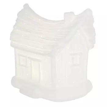 светильник декоративный настольный APEYRON Избушка 3хАА керамический белый