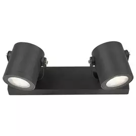 светильник фасадный GAUSS Sonata GU10 2х35Вт 240В IP54 черный