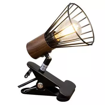 светильник на прищепке Powerlight Clip 1 х Е14 х 40 Вт, черный