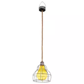 светильник на солнечной батарее EGLO Solar 0,6Вт серебряный состаренный желтый