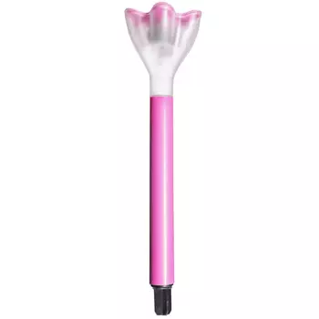 светильник на солнечной батарее UNIEL Pink Crocus 30,5см пластик розовый