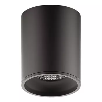 светильник накладной GAUSS Overhead 12Вт LED 3000K 100мм черный