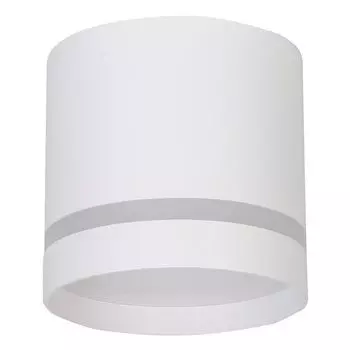 светильник накладной GX53 GLANZEN 80мм белый