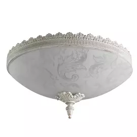 светильник настенно-потолочный ARTE LAMP Crown 3х60Вт E27 металл белый