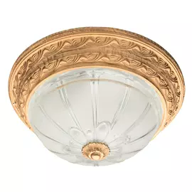 светильник настенно-потолочный ARTE LAMP Piatti 2x60Вт E27 пластик крашеный античный белый