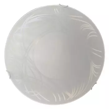 светильник настенно-потолочный БАЛТИЙСКИЙ СТИЛЬ Kirsten 3х75Вт Е27 стекло белый