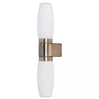 светильник настенно-потолочный для ванной ARTE LAMP Aqua-bastonel 2x40Вт E14 IP44 античная бронза/бе