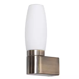 светильник настенно-потолочный для ванной ARTE LAMP Aqua-bastonel 1x40Вт E14 IP44 античная бронза/бе