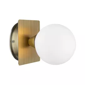 светильник настенно-потолочный для ванной ARTE LAMP Aqua-bollal 1x40Вт G9 IP44 античная бронза/белый