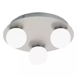светильник настенно потолочный EGLO Mosiano 3x3,3Вт LED IP44 нержавеющая сталь