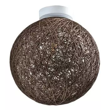 светильник настенно-потолочный Powerlight Nest 1 х Е27 х 60 Вт коричневый