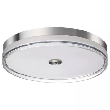 светильник настенно-потолочный SONEX Mitra LED 112Вт 4000K металл акрил никель прозрачный