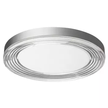 светильник настенно-потолочный SONEX Mitra LED 112Вт 4000K металл акрил серебро прозрачный