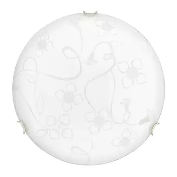 светильник настенно-потолочный СВЕТПРОМ July 2хЕ27х60Вт стекло с гальваническим покрытием белый