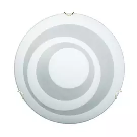 светильник настенно-потолочный VITALUCE Circolo D25 матовый с декором1х100Вт Е27К/У