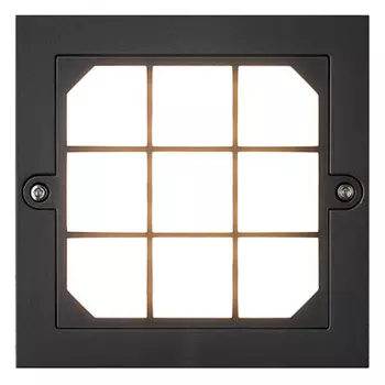 светильник уличный архитектурный настенный ESCADA Daf LED 6Вт IP65 решетка черный