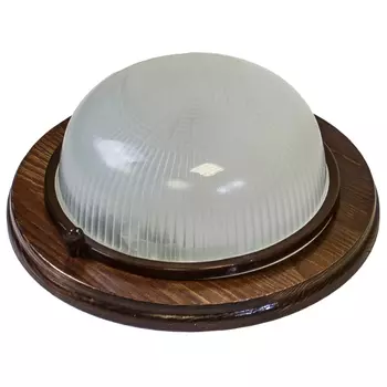 светильник настенный ВЭП СВЕТ Кантри Е27 60Вт IP54 круг венге