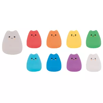 светильник ночник ARTSTYLE Кот LED 50Лм RGB белый