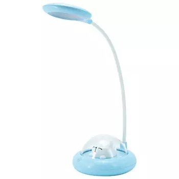 светильник-ночник ФОТОН 4Вт КОСМИЧЕСКИЙ КОТ аккумуляторный настольный голубой