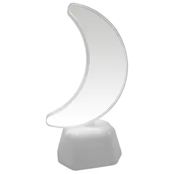 светильник ночник OGM Месяц 3хАА пластик желтый