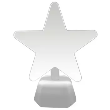 светильник ночник OGM Звезда 3хАА пластик желтый