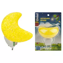 светильник ночник светодиодный UNIEL Месяц желтый цвет