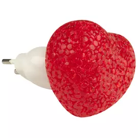 светильник ночник светодиодный UNIEL Сердечко красный цвет