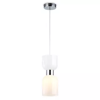 светильник подвесной AMBRELLA High Light E14 60Вт хром/белый матовый