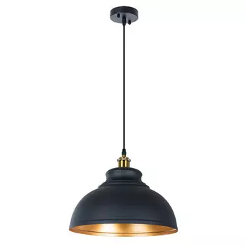 светильник подвесной ARTE LAMP Cappello E27 60Вт металл черный
