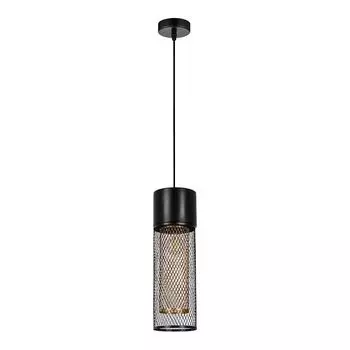 светильник подвесной ARTE LAMP Castello E27 1х40Вт металл чилиндр черный