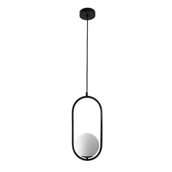 светильник подвесной ARTE LAMP Matisse E14 1х40Вт овал металл черный