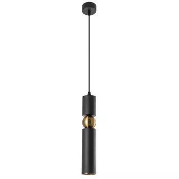 светильник подвесной ARTE LAMP Ran GU10 50Вт IP20 пластик черный медь
