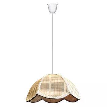 светильник подвесной БАЛТИЙСКИЙ СТИЛЬ Helle 1x75Вт E27 бамбук,пластик