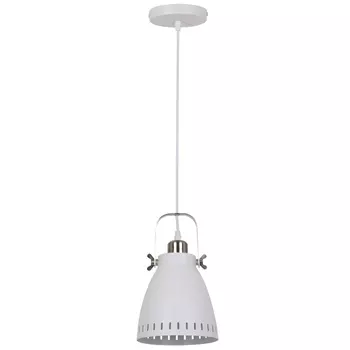 светильник подвесной CAMELION New York 1хE27 40Вт белый-медь металл