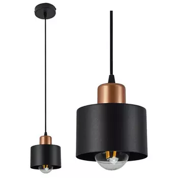 светильник подвесной DE FRAN Дизайн Е27 60Вт черный