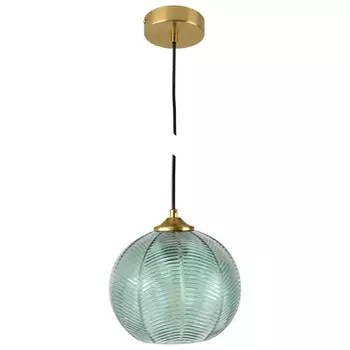 светильник подвесной DE FRAN Paris E27 1х60Вт стекло золото