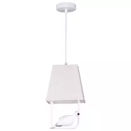 светильник подвесной DE FRAN Selina 1х60Вт Е27 220В голуби белый