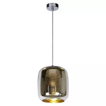 светильник подвесной DE FRAN Сидней Е27 40Вт хром стекло