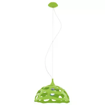 светильник подвесной EGLO Anzino 1х60Вт E27 пластик зеленый