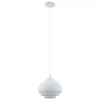 светильник подвесной EGLO Camborne 1х60Вт E27 сталь белый