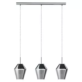 светильник подвесной EGLO Murmillo 3х28Вт E27 сталь хром