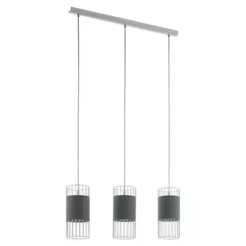 светильник подвесной EGLO Norumbega 3х60Вт E27 сталь белый