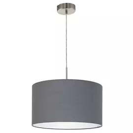 светильник подвесной EGLO Pasteri 1х60Вт E27 сталь серый