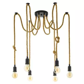 светильник подвесной EGLO Rampside 6х28Вт E27 черный