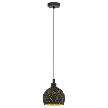 светильник подвесной EGLO Roccaforte E27 40Вт сталь черный золотой